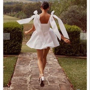 Dissh Linen Bow Dress